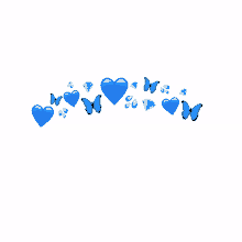 hearts blue