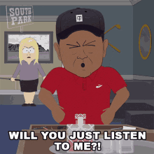 Will You Just Listen To Me Tiger Woods GIF - Will You Just Listen To Me Tiger Woods Elin GIFs