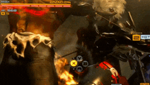 a video game is being played with a character called raiden