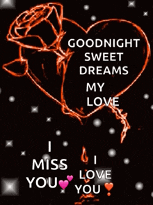 Hearts Goodnight GIF - Hearts Goodnight Sweet Dreams GIFs