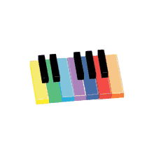 digigif rainbow rainbow piano piano digitelco