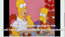 Subscribe Simpsons GIF - Subscribe Simpsons Newsletter GIFs