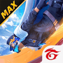 a man is flying through the air in a video game .