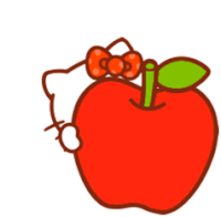 Cute Hello Kitty Sticker - Cute Hello Kitty Peek A Boo Stickers