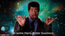 On Some Harry Potter Business Reaction GIF - On Some Harry Potter Business Reaction Mocking GIFs