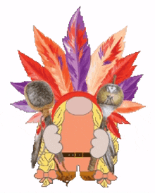 native american chief gnome