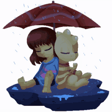 Rain Raining GIF - Rain Raining Sitting Together GIFs