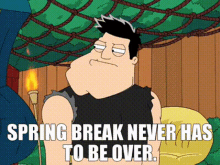 American Dad Stan Smith GIF - American Dad Stan Smith Spring Break Never Has To Be Over GIFs