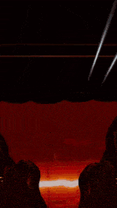 a person 's legs are shown in a video game with a sword in the background