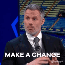 Make A Change Jamie Carragher GIF - Make A Change Jamie Carragher Champions League GIFs