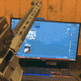 a computer monitor with the word acer on the bottom left