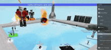 a screenshot of a video game with the words " a player will request a spike and "