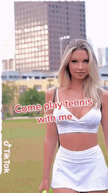 Blonde Play Tennis GIF - Blonde Play Tennis GIFs
