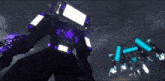 a computer generated image of a robot with the word virlance at the bottom