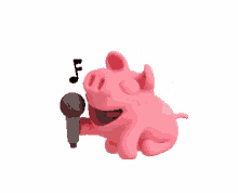 Pig Singing GIF - Pig Singing Sing GIFs