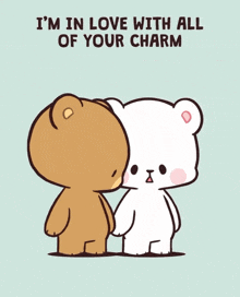 a cartoon of two teddy bears with the words it 's the way you walk below them