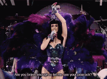 Katy Perry Are You Brave Enough GIF - Katy Perry Are You Brave Enough Let Me See Your Peacock GIFs