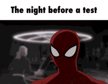 Spider Man Test GIF - Spider Man Test School GIFs