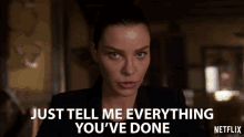 Just Tell Me Everything Youve Done Lauren German GIF - Just Tell Me Everything Youve Done Lauren German Chloe Decker GIFs