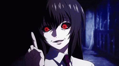 Anime Creepy Eyes GIF - Anime Creepy Eyes Horror - Discover & Share GIFs