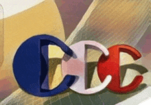 a close up of a logo for a company called cdc