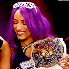 Sasha Banks Womens Tag Team Champions GIF - Sasha Banks Womens Tag Team Champions Wwe GIFs