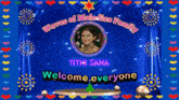 waves of melodies family tithi saha welcomes everyone