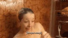Drops Soap GIF - Jenna Marbles Shower Soap GIFs