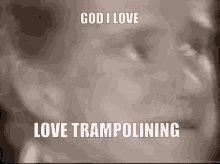 god i love trampolining regis meme