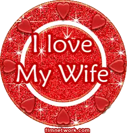 Love My Wife Hearts Sticker - Love My Wife Hearts Love Stickers