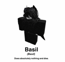 a picture of a cartoon character called basil