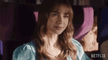 Staring At You Emily Cooper GIF - Staring At You Emily Cooper Lily Collins GIFs