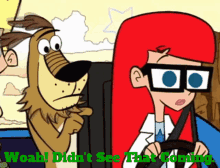 johnny test susan test woah didnt see that coming didnt see that coming unexpected