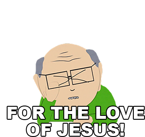 For The Love Of Jesus Herbert Garrison Sticker - For The Love Of Jesus Herbert Garrison Season12ep09 Stickers