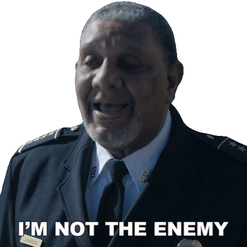 I'M Not The Enemy Ray Johnson Sticker - I'M Not The Enemy Ray Johnson Kingdom Business Stickers