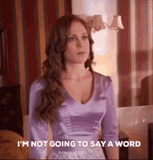 Im Not Going To Say A Word Wcth GIF - Im Not Going To Say A Word Wcth When Calls The Heart GIFs