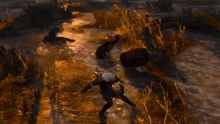 Fire Attack Geralt Of Rivia GIF - Fire Attack Geralt Of Rivia The Witcher GIFs