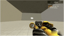 a screenshot of a video game with the word enabled on the bottom