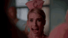 Screaming Queen GIF - Emma Roberts Scream Queens Screaming GIFs