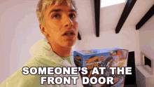Someones At The Front Door Stephen Sharer GIF - Someones At The Front Door Stephen Sharer Theres Someone At The Front Door GIFs
