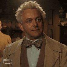 why aziraphale michael sheen good omens what%27s the reason