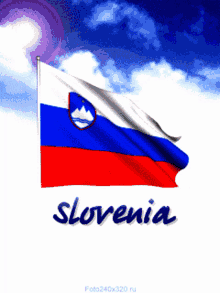 slovenia flag slovenian country sky