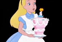 Alice In Wonderland Happy Birthday GIF - Alice In Wonderland Happy Birthday Hbd GIFs