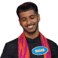 Giggle Hasan Sticker - Giggle Hasan Family Feud Canada Stickers