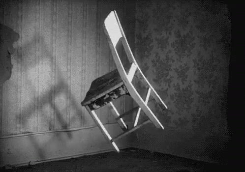 Horror Paranormal GIF - Horror Paranormal Ghosts - Floating Chair