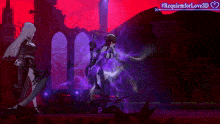 a video game called requiemforlove3d is being played