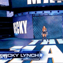 becky lynch entrance wwe smack down live wrestling