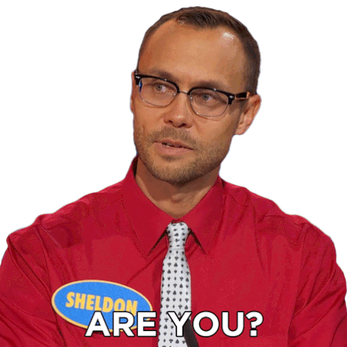 Are You Sheldon Sticker - Are You Sheldon Family Feud Canada Stickers