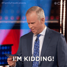Im Kidding Family Feud Canada GIF - Im Kidding Family Feud Canada Joking GIFs