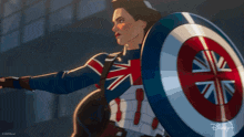Throwing My Shield Captain Carter GIF - Throwing My Shield Captain Carter Peggy Carter GIFs